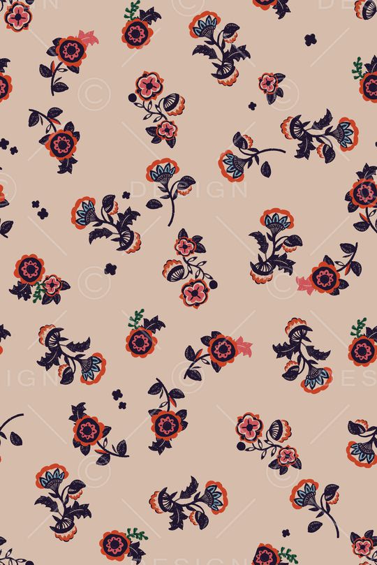 小碎花印花华亿平台图片