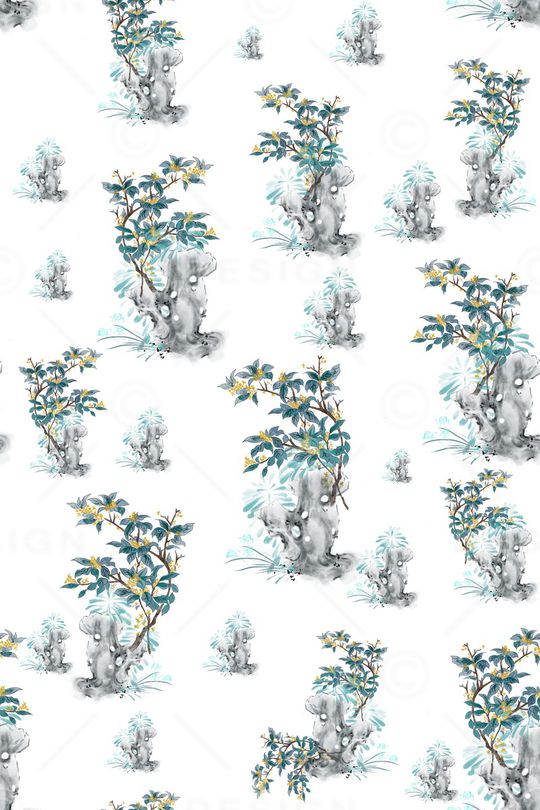 烟雾印花华亿平台图片