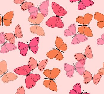 蝴蝶印花华亿平台图片