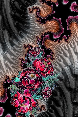 抽象印花华亿平台图片