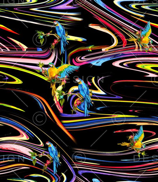 鸟/昆虫印花华亿平台图片