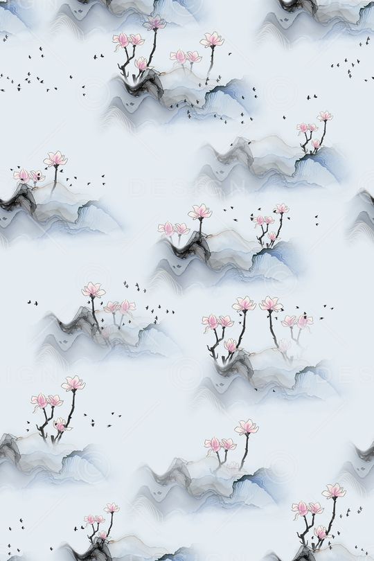 抽象印花华亿平台图片