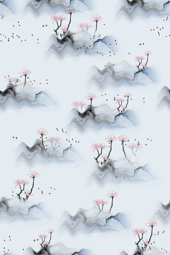 抽象印花华亿平台图片