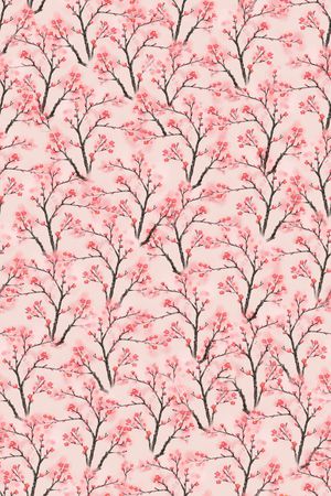 手绘花卉印花华亿平台图片