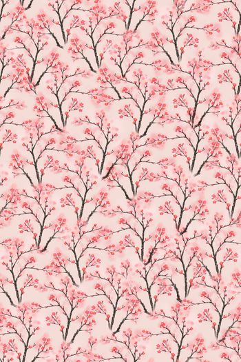 手绘花卉印花华亿平台图片