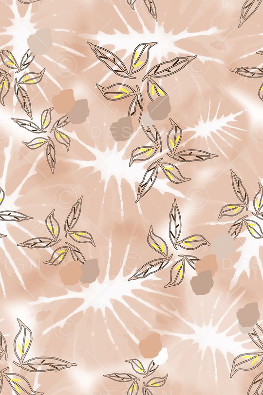 抽象花卉印花华亿平台图片