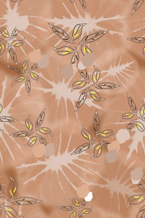 抽象花卉印花华亿平台图片