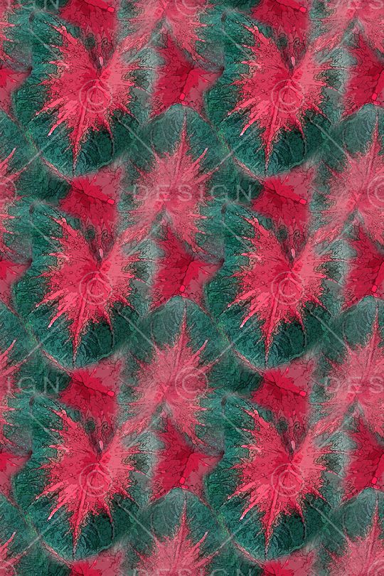 抽象花卉印花华亿平台图片