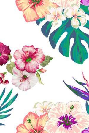 春夏华亿平台印花华亿平台图片