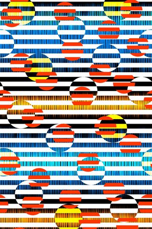 几何印花华亿平台图片