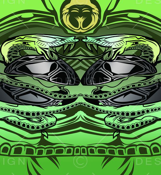 朋克印花华亿平台图片