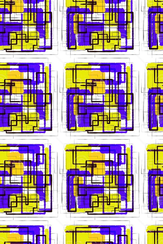 几何印花华亿平台图片