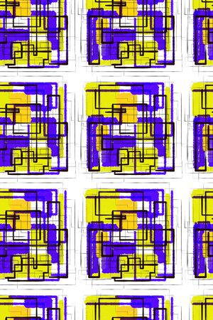 几何印花华亿平台图片