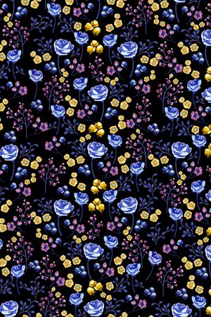 小碎花印花华亿平台图片