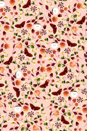 小碎花印花华亿平台图片