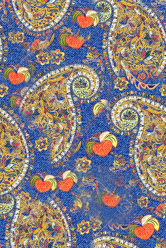 复古印花华亿平台图片