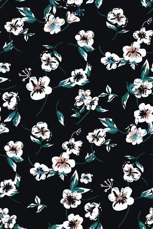 小碎花印花华亿平台图片