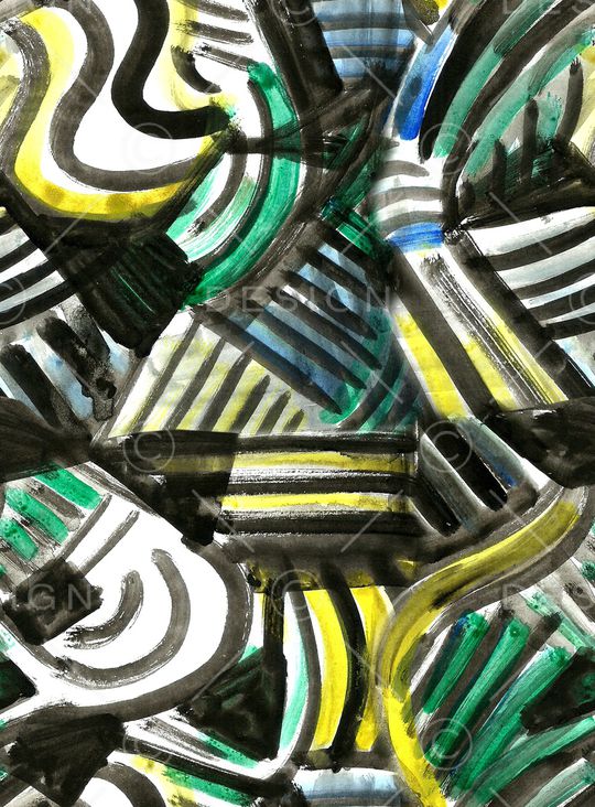 手绘大花印花华亿平台图片