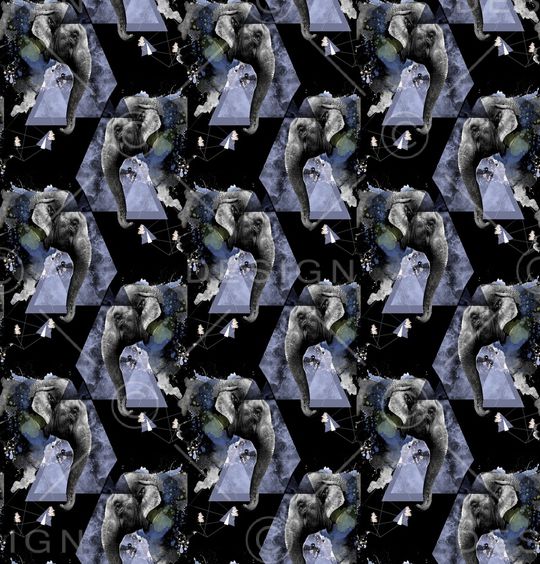 几何印花华亿平台图片