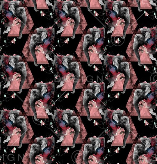 几何印花华亿平台图片