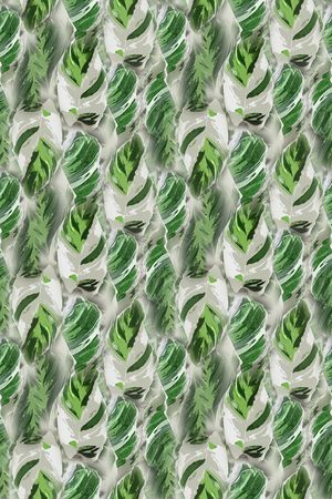 绿植树叶印花华亿平台图片