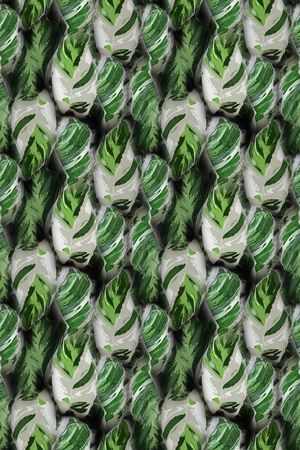 绿植树叶印花华亿平台图片