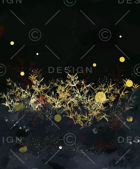 水墨风印花华亿平台图片