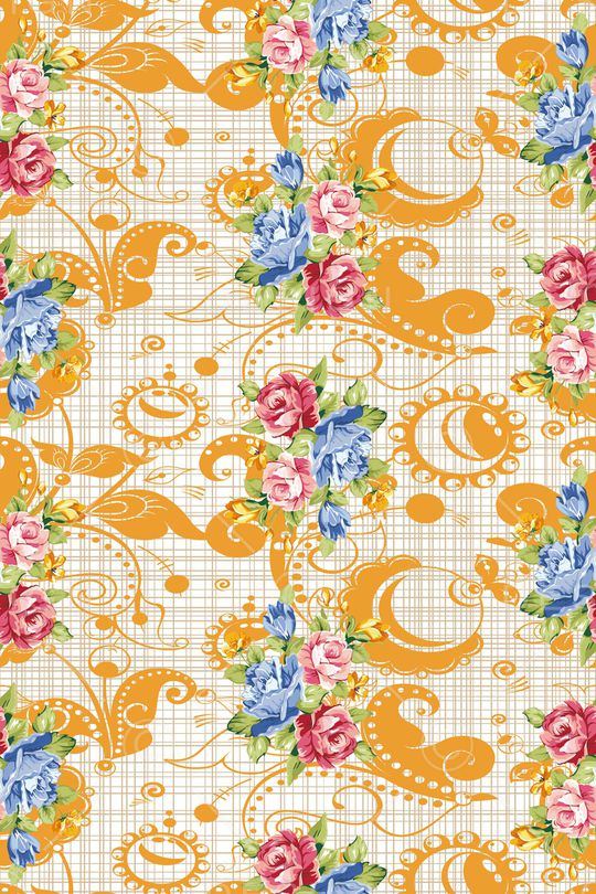 植物印花华亿平台图片