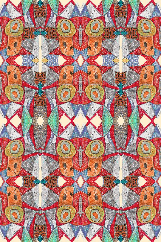 波西米亚印花华亿平台图片