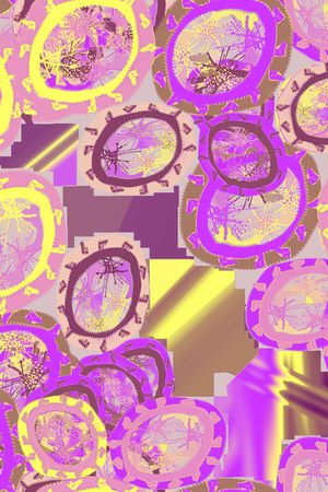 抽象印花华亿平台图片