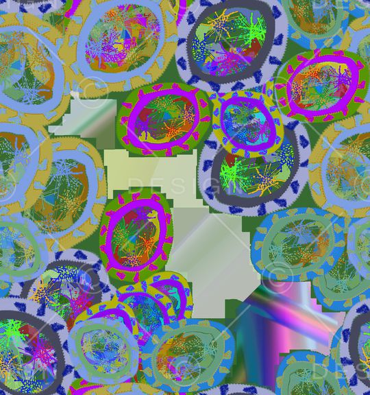 抽象印花华亿平台图片