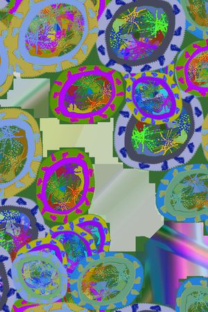 抽象印花华亿平台图片