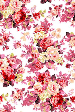 连衣裙印花华亿平台图片