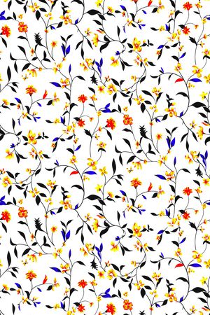 小碎花印花华亿平台图片