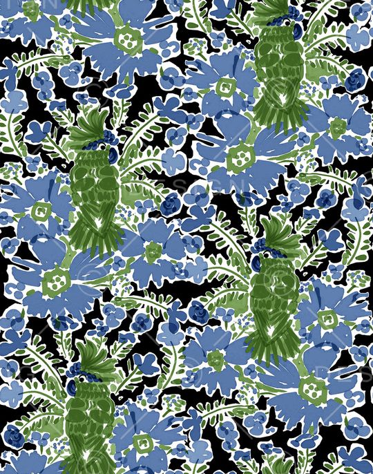 绿植树叶印花华亿平台图片