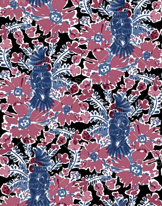 绿植树叶印花华亿平台图片