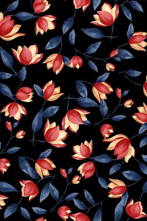 绿植树叶印花华亿平台图片