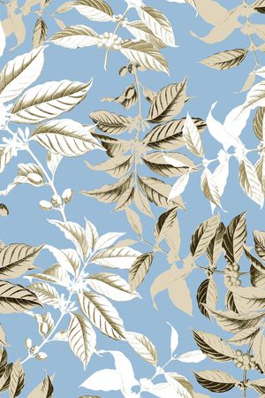 绿植树叶印花华亿平台图片