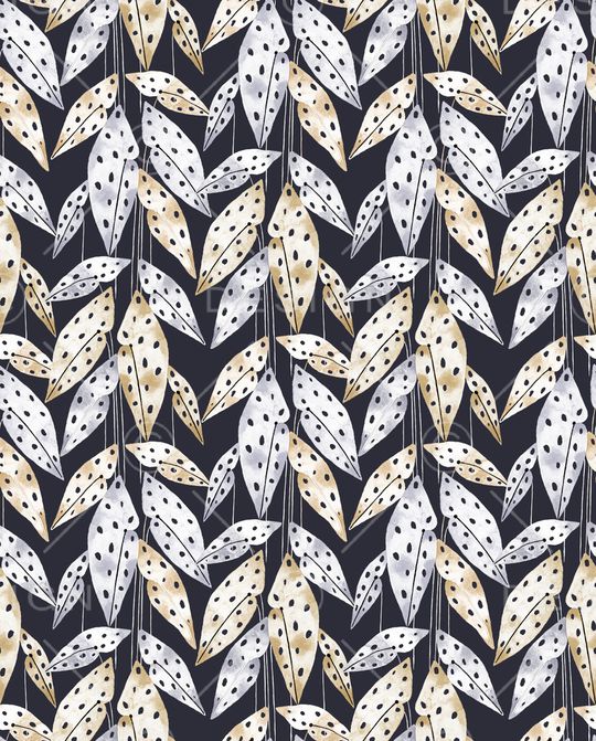 绿植树叶印花华亿平台图片