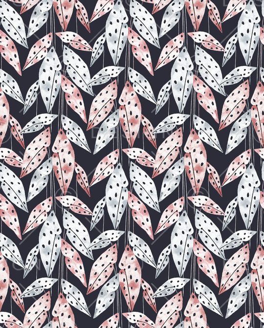 绿植树叶印花华亿平台图片