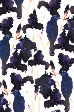 孔雀印花华亿平台图片