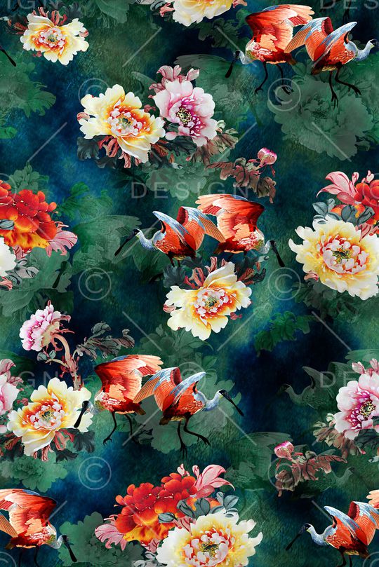 大牌风印花华亿平台图片