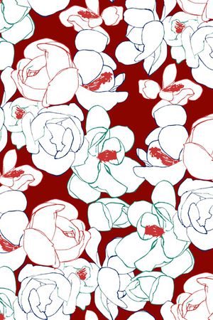 孔雀印花华亿平台图片