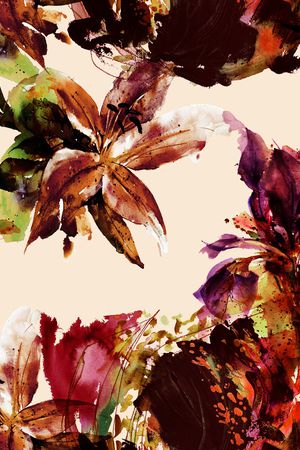 剪影印花华亿平台图片