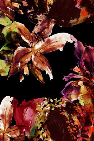 孔雀印花华亿平台图片