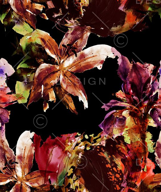 孔雀印花华亿平台图片