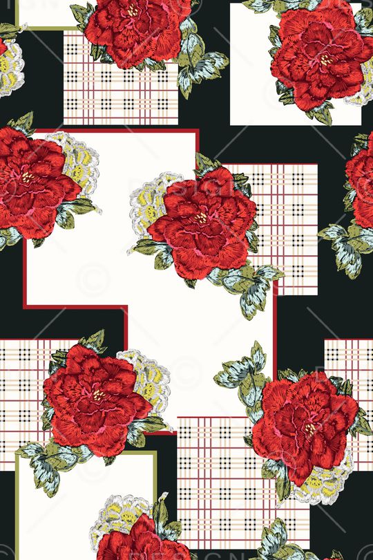 大牌风印花华亿平台图片