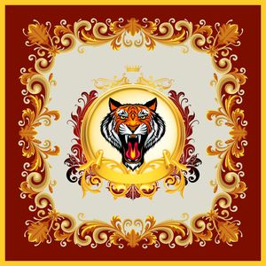 方巾印花华亿平台图片