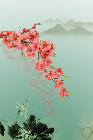 定位花印花华亿平台图片