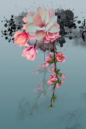 定位花印花华亿平台图片